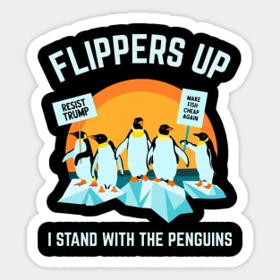 Resist-Penguin Sticker